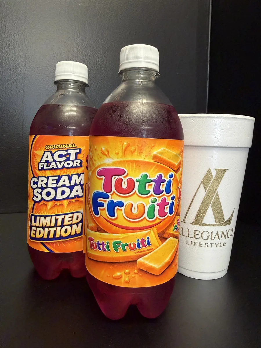 Tutti Fruiti Cream soda bottle