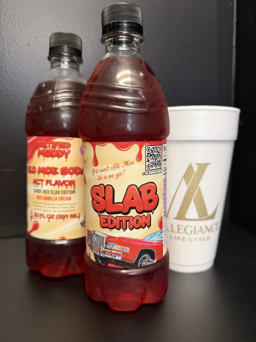 Red Vanilla Cream soda bottle
